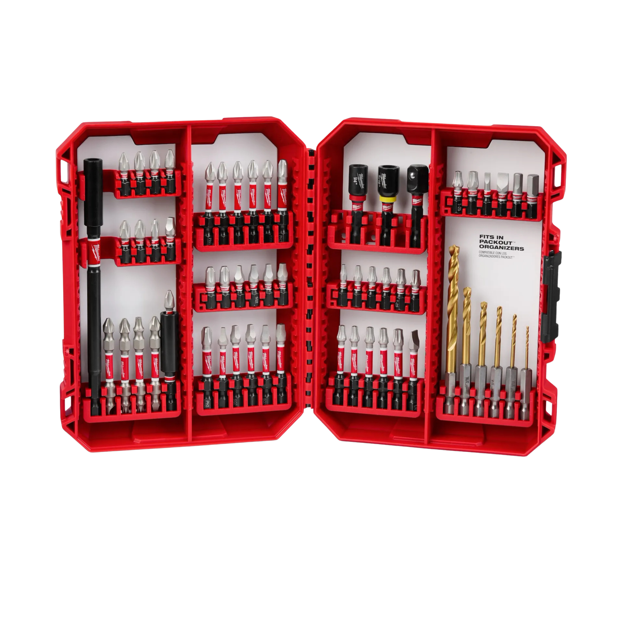 Milwaukee 60PC SHOCKWAVE Impact Duty Drill & Drive Set from Columbia Safety